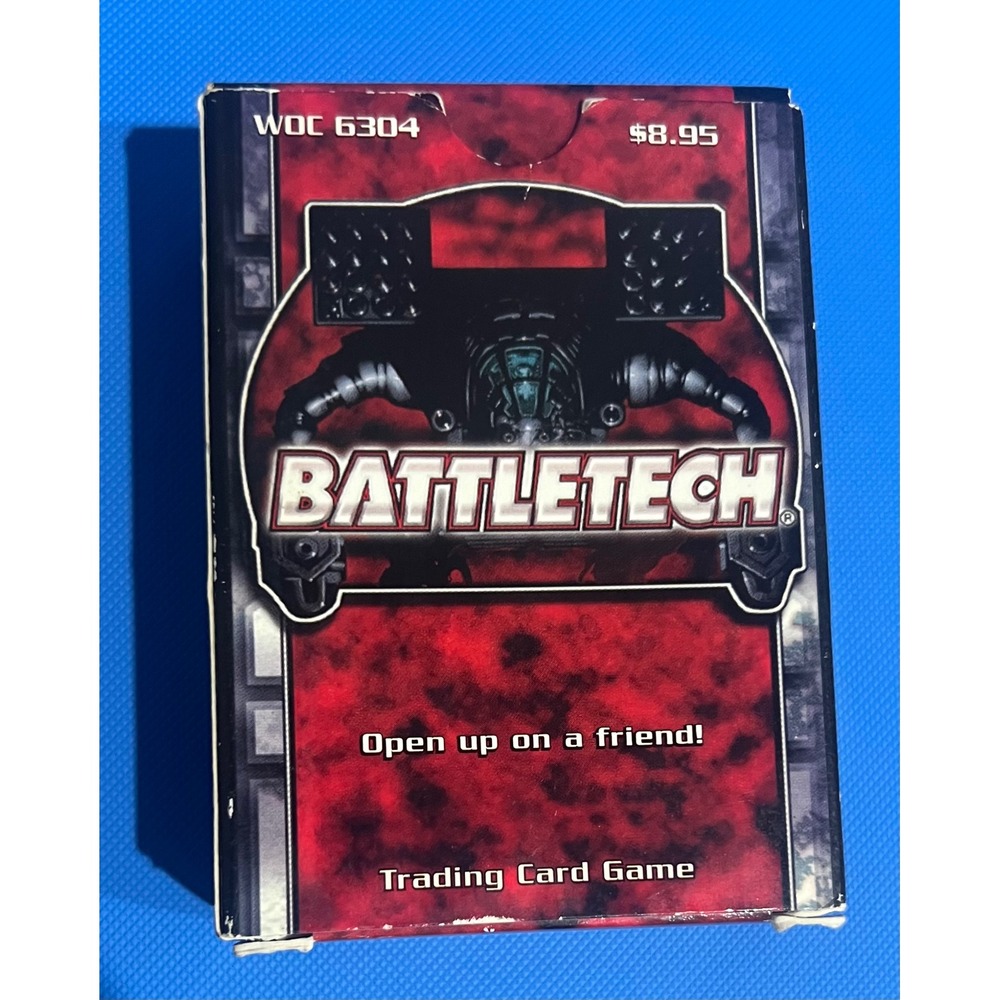 Vintage BattleTech TCG Starter Deck 60 Cards Rulebook WOC6304 Wizards Coast 1996